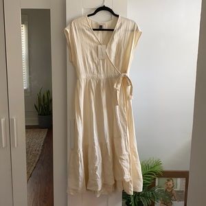Universal Thread Bone Cotton Midi Dress